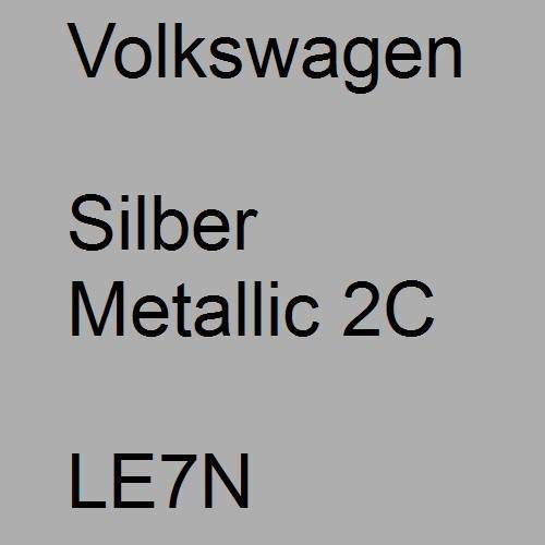 Volkswagen, Silber Metallic 2C, LE7N.